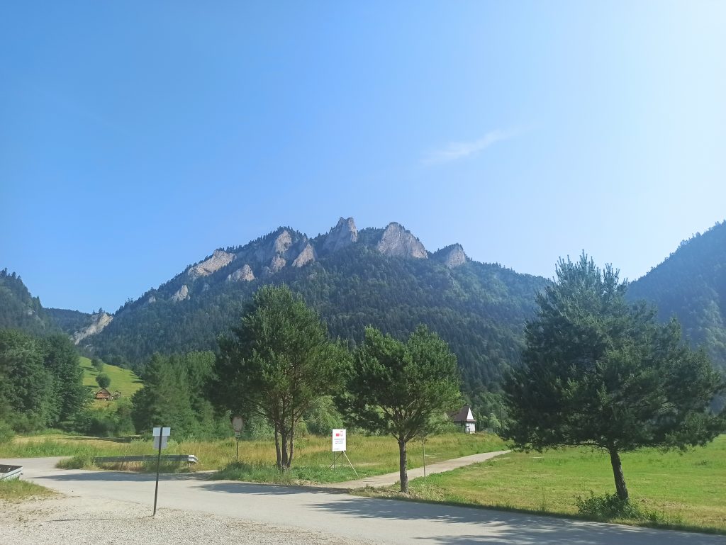 Widok na Trzy Korony.