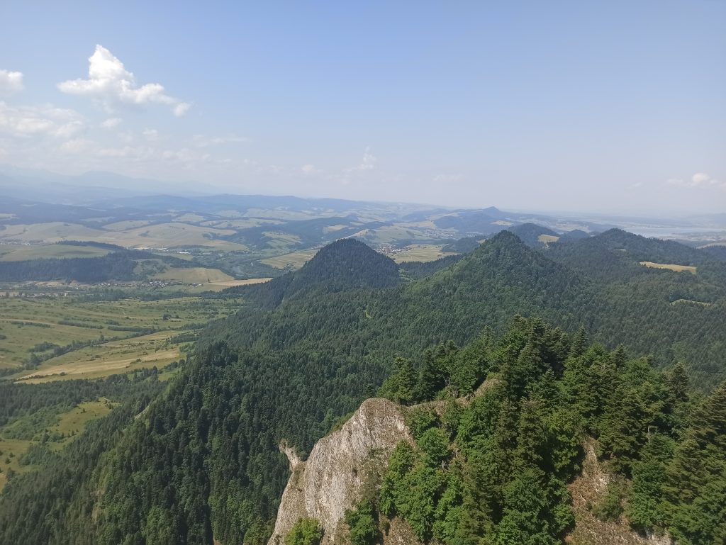 Górski krajobraz - widok z Trzech Koron.