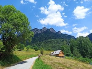 Widok na Trzy Korony.